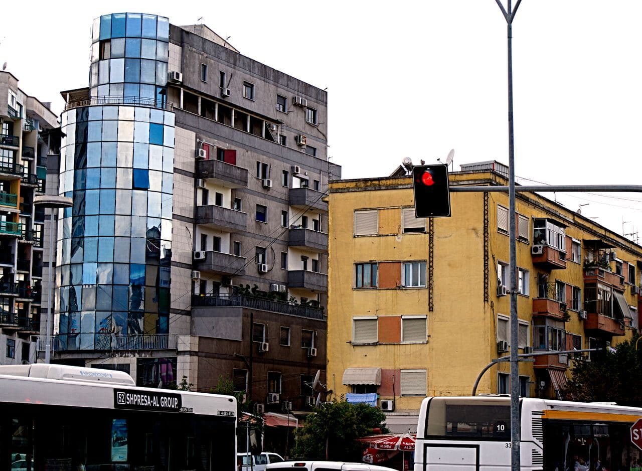 Tirana city streets