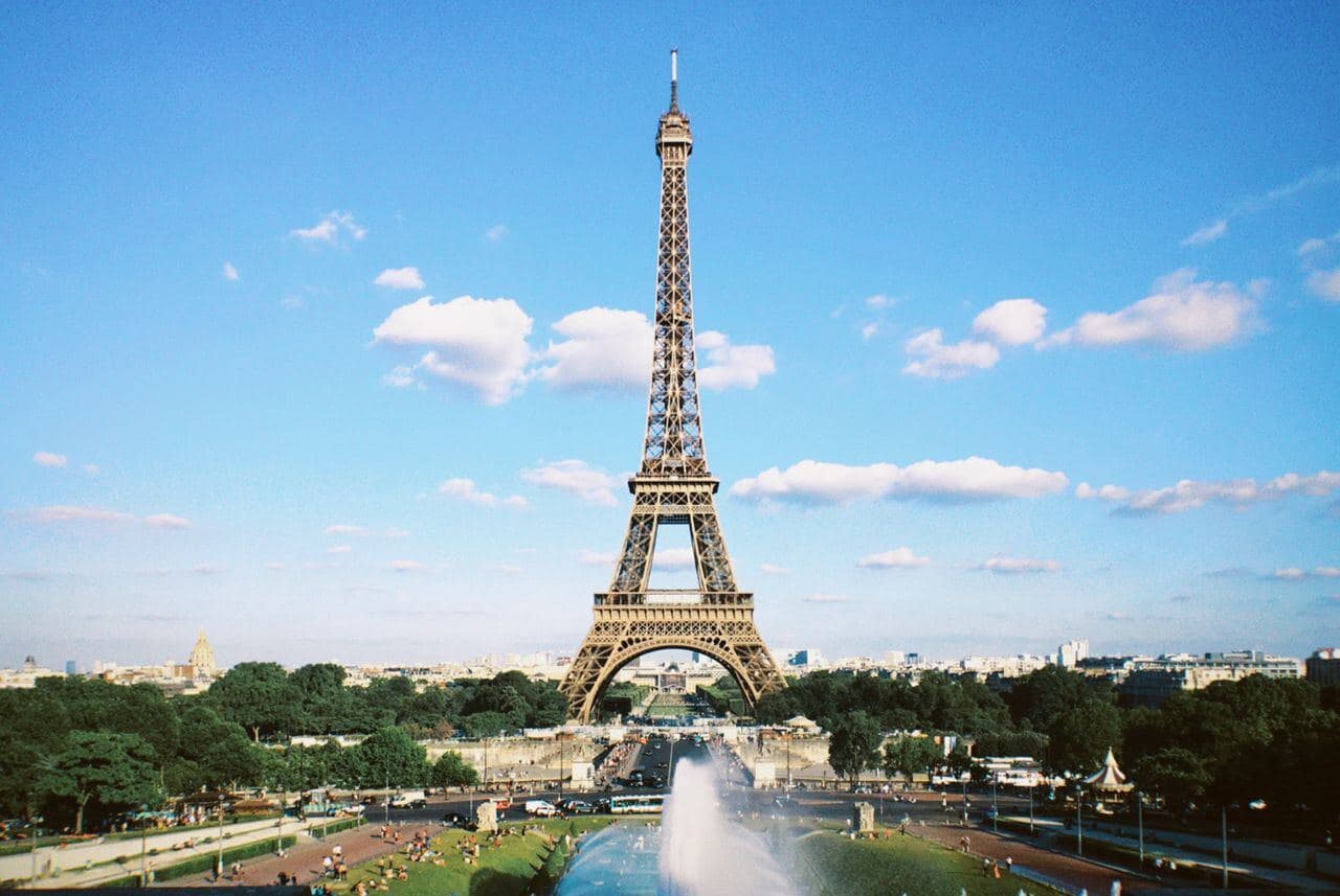 Paris Eiffel Tower skyline