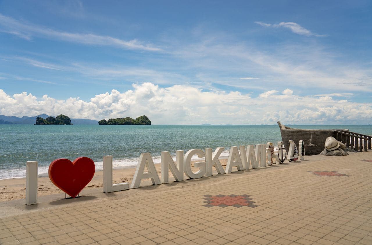 Langkawi island sunset