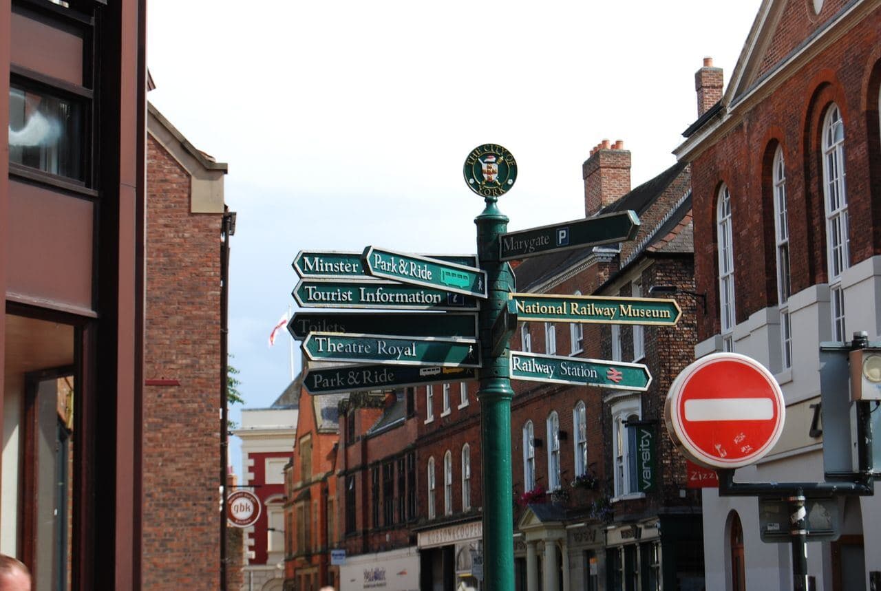 Historic street in York