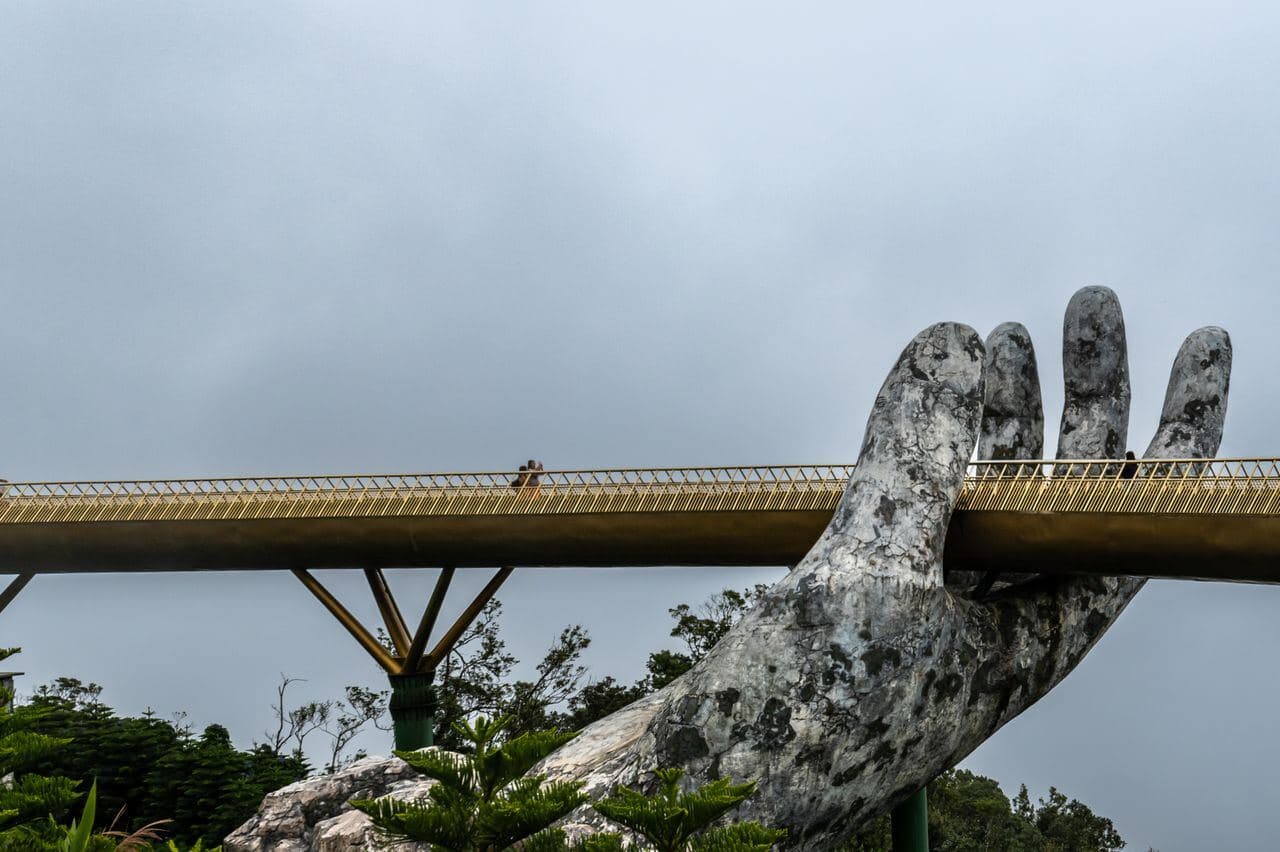 Golden Bridge in Ba Na Hills